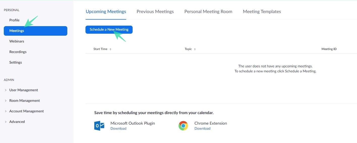 how to schedule a zoom meeting