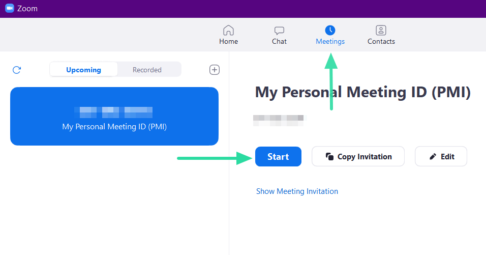 zoom personal meeting id vs generate automatically