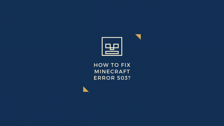 fix Minecraft error 503