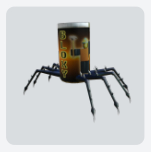 3D model of soda-can spider