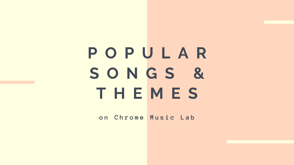 Popular Songs And Themes Made Using Chrome Music Lab - theme from cops bad boys roblox id