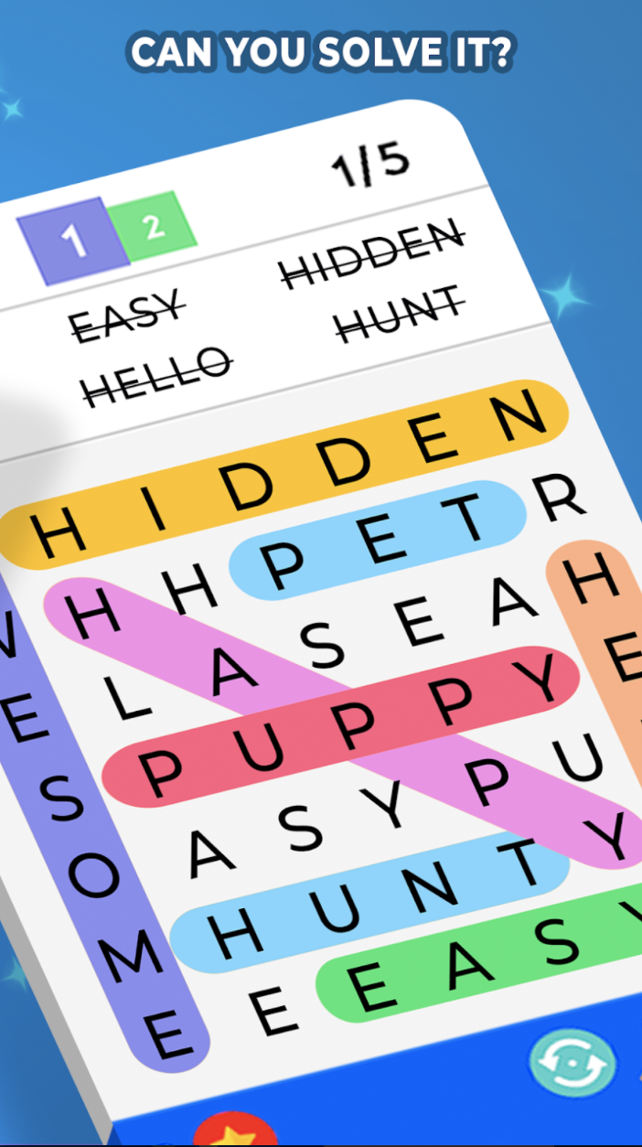 Word Search gameplay screenshot