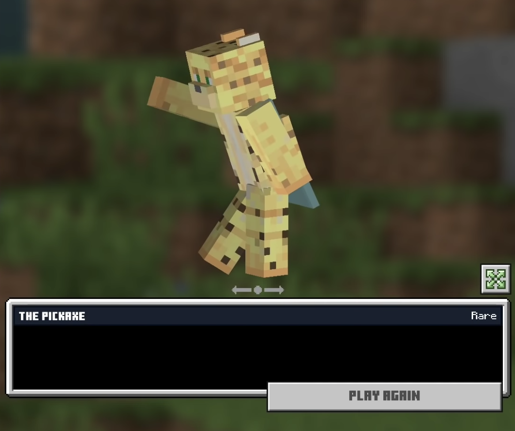 Minecraft the Pickaxe Emote