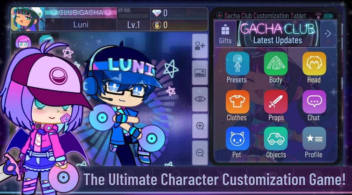 Gacha Club character cutomization