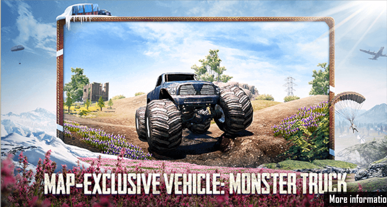 PUBG Mobile Screenshot of Monster Truck