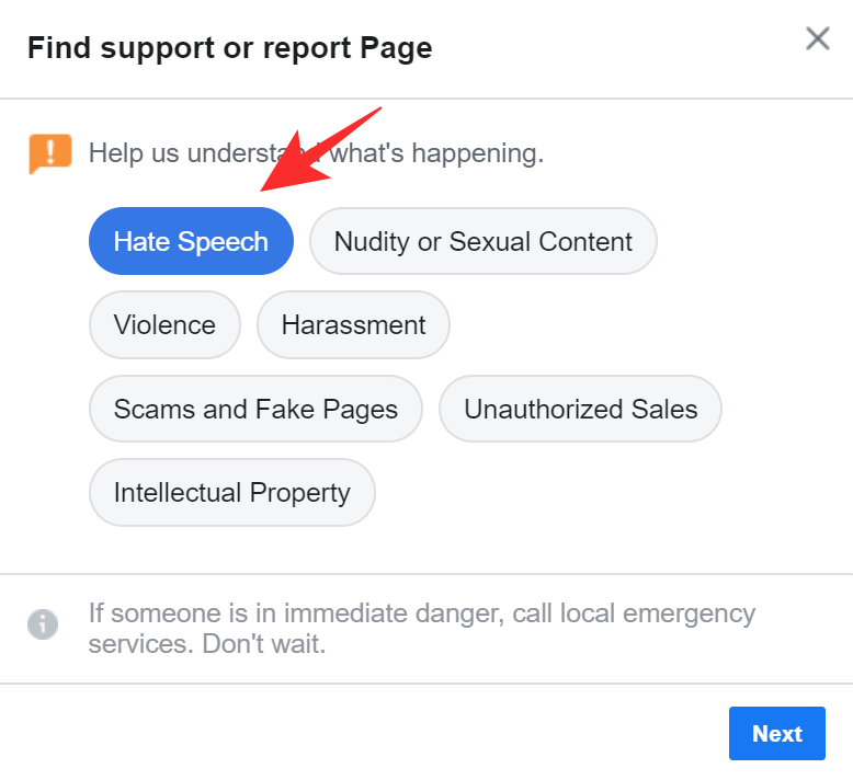 facebook reports anonymous
