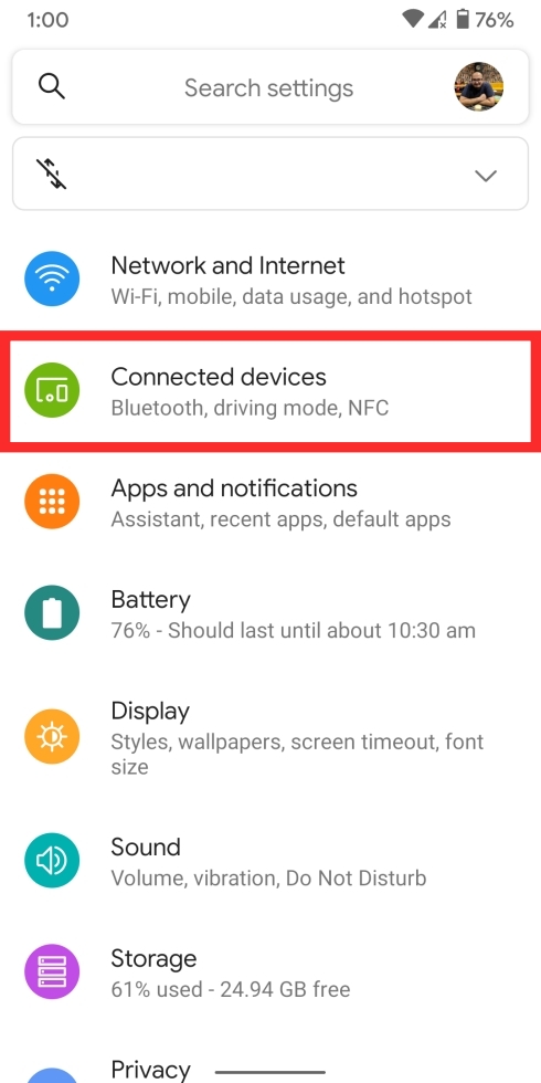cant receive over bluetooth android