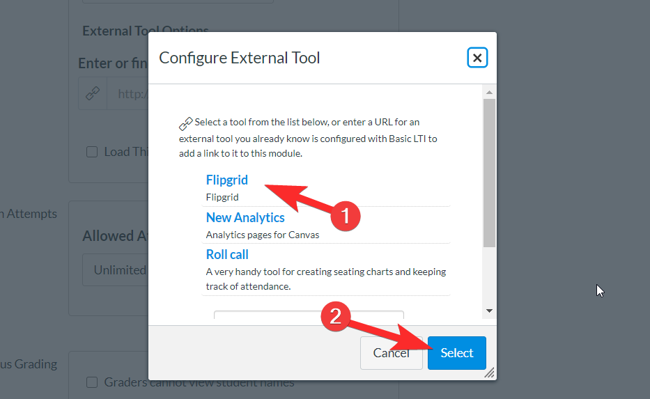 how to create flipgrid assignment in canvas