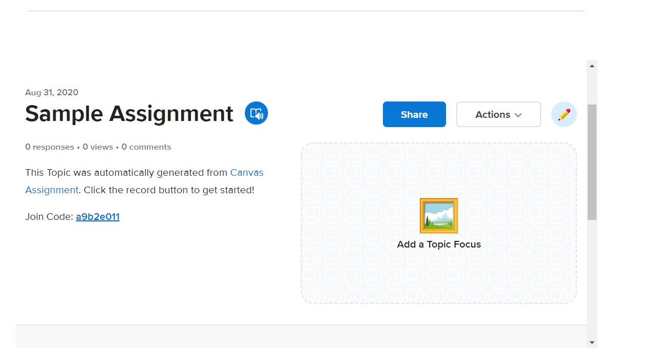 how to create flipgrid assignment in canvas