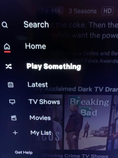 Netflix Play Something Feature