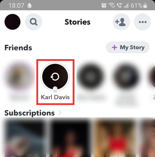 what does the purple lock mean on snapchat stories