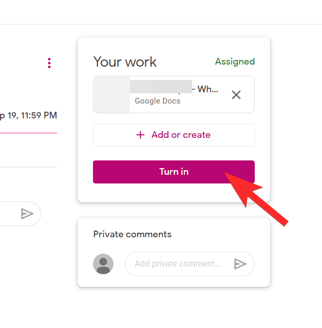 how to submit assignment in google classroom as a student