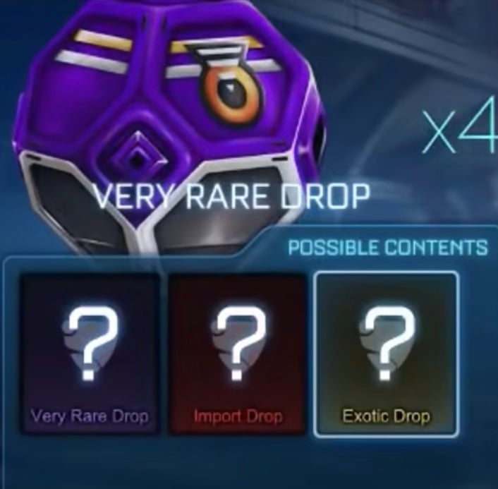 Rocket League Drop Rarities