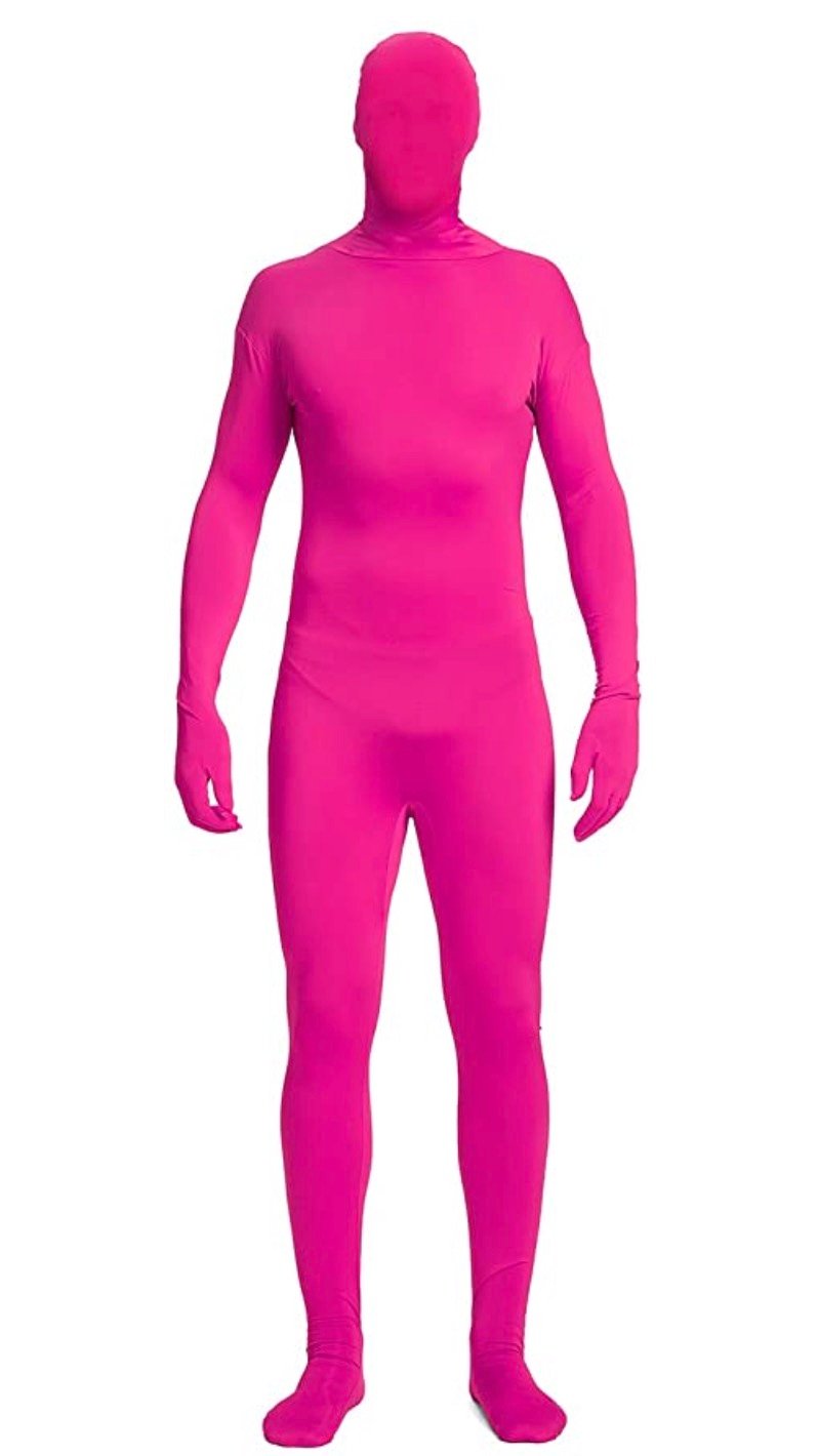 Among Us Halloween Costume Unisex Unitard Pink