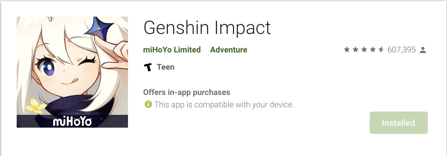 How to Install Genshin Impact Update Android Play Store image