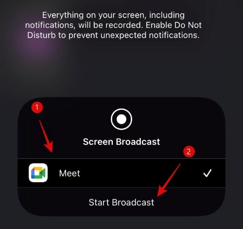 How to Share Screen on Google Meet