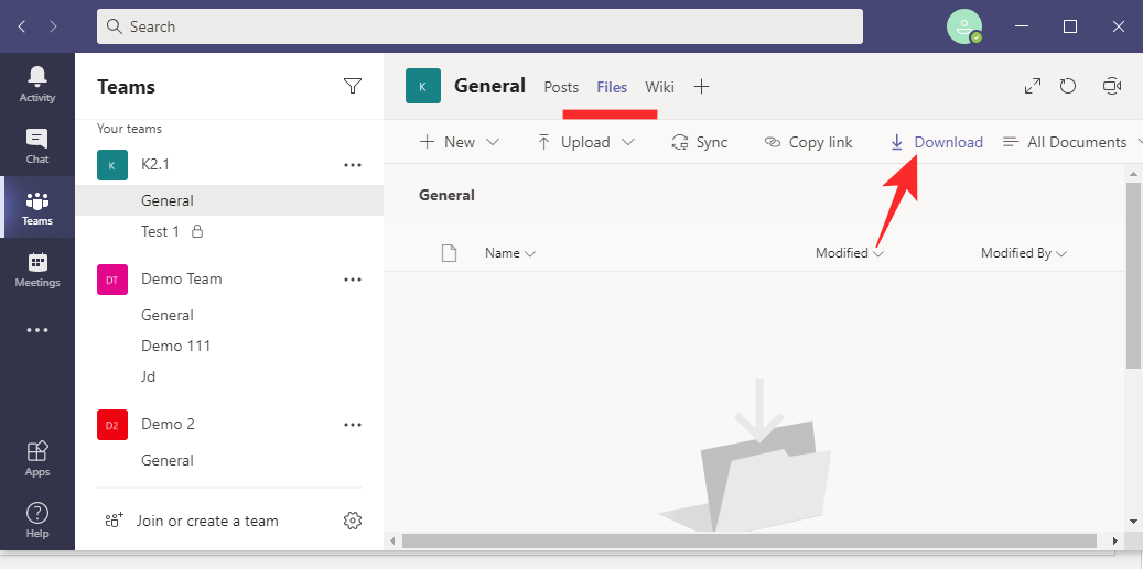 how to download microsoft teams recording video