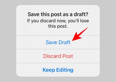 How To Find Drafts On Facebook App