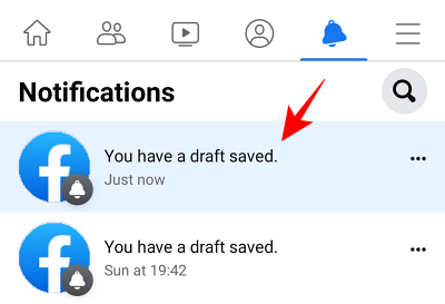How To Find Drafts On Facebook App