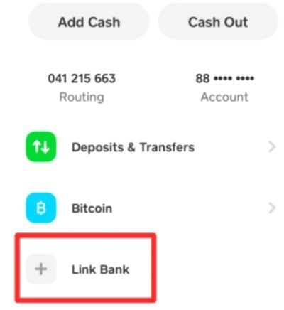 How to Add Cash in Cash App - Link Bank