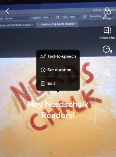 How to change text to speech voice TikTok - Text to speech