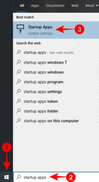 stop programs from running on startup windows 10