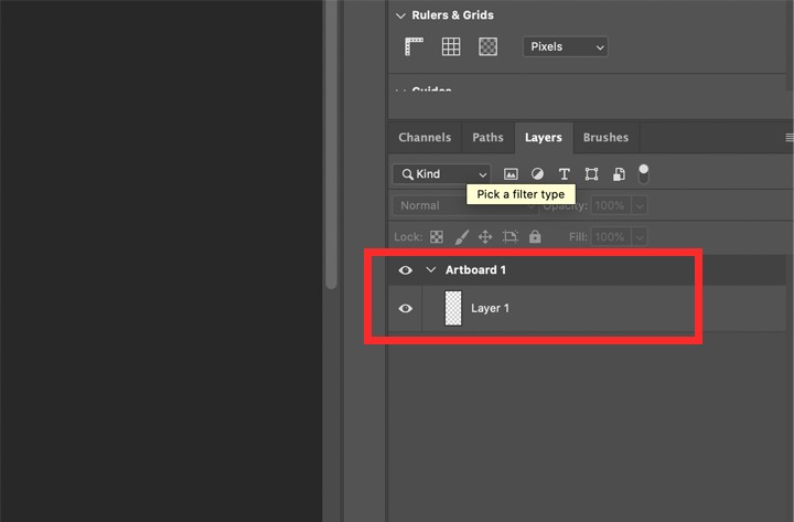 What is Artboard in Photoshop? Layer Menu