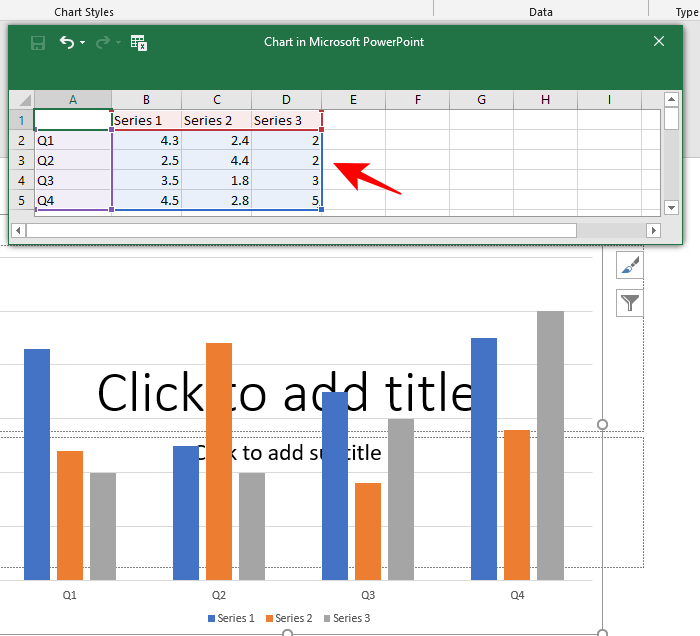 powerpoint presentation graphs