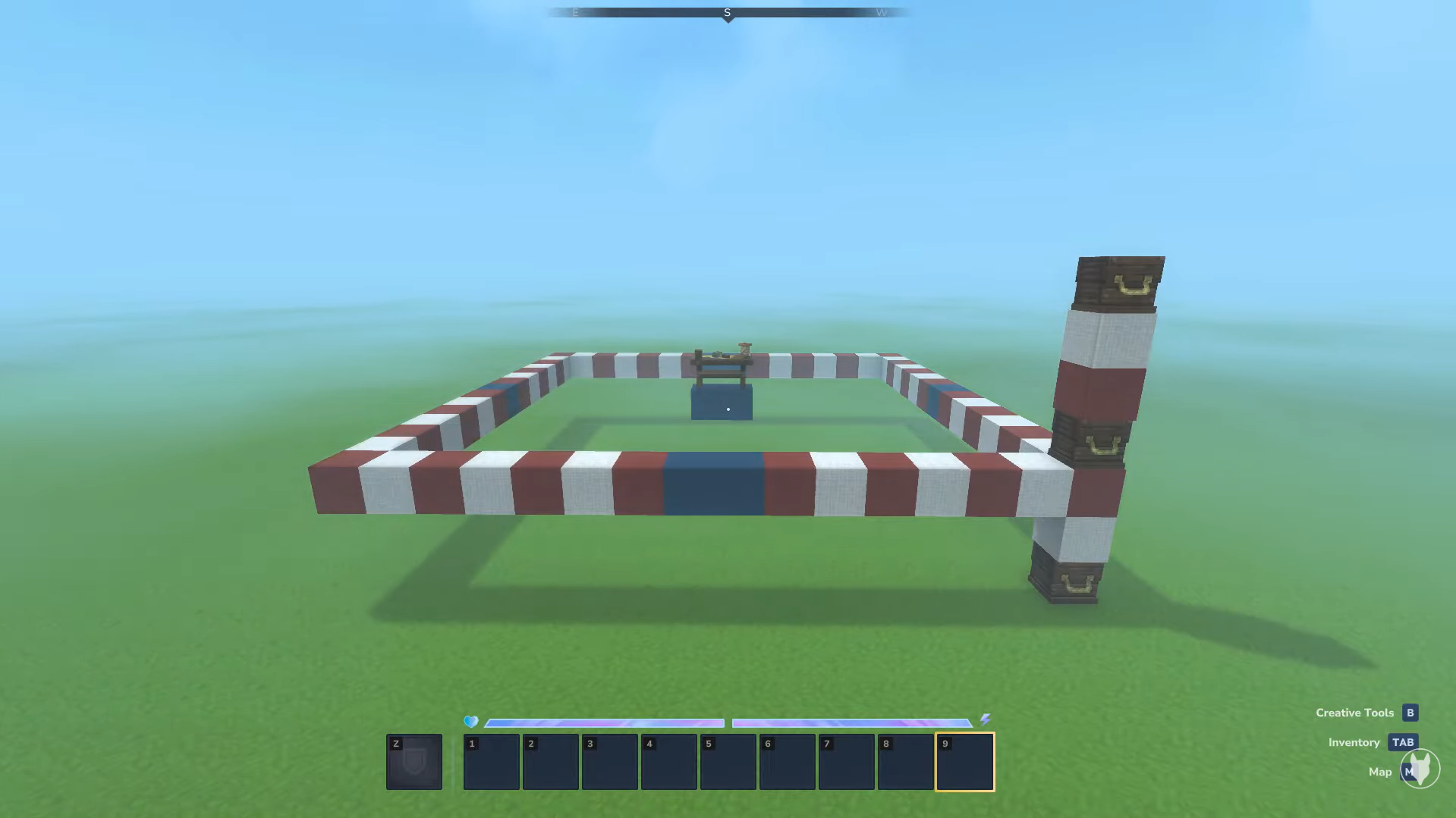 Range and valid placement. Image credits: Hypixel Studios / YouTube: Rogue Fox