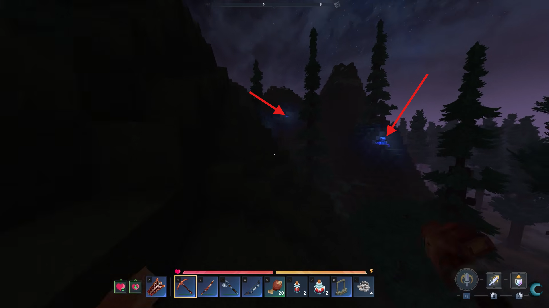 Spot the glow. Image credits: Hypixel Studios / YouTube: ConCon