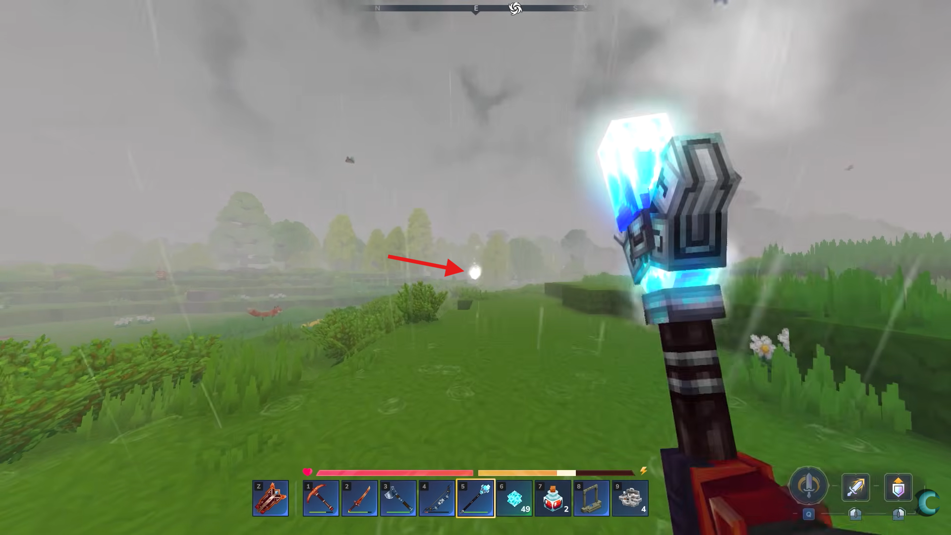 3 Attack Modes for the Ice Crystal Staff. Image credits: Hypixel Studios / YouTube: ConCon