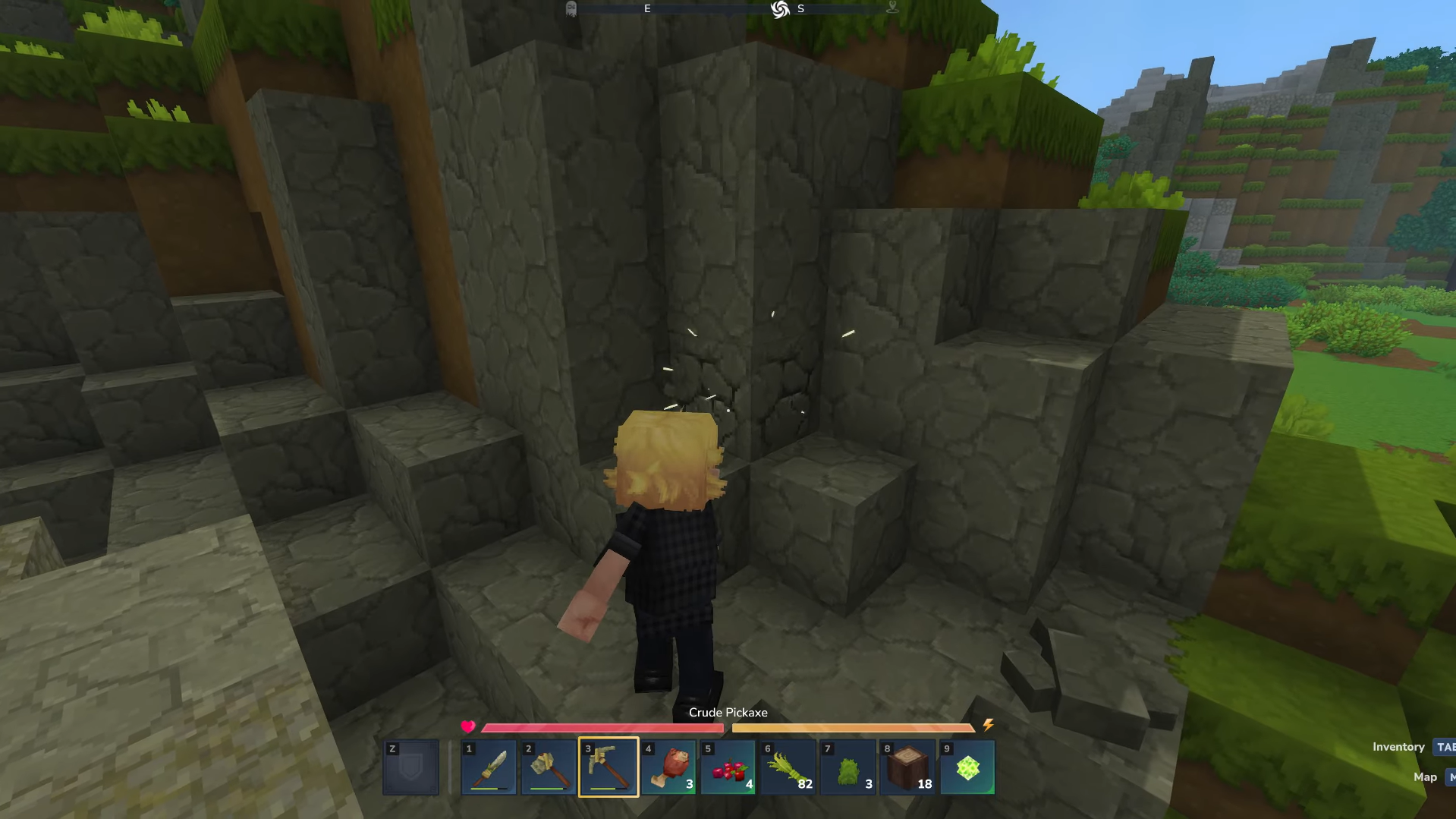Gather materials. Image credits: Hypixel Studios / YouTube: PazarGamingGuides
