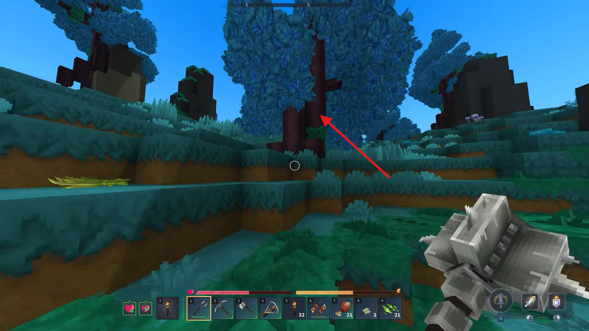 Azure logs and medium hide. Image credits: Hypixel Studios / YouTube: Its Shatter