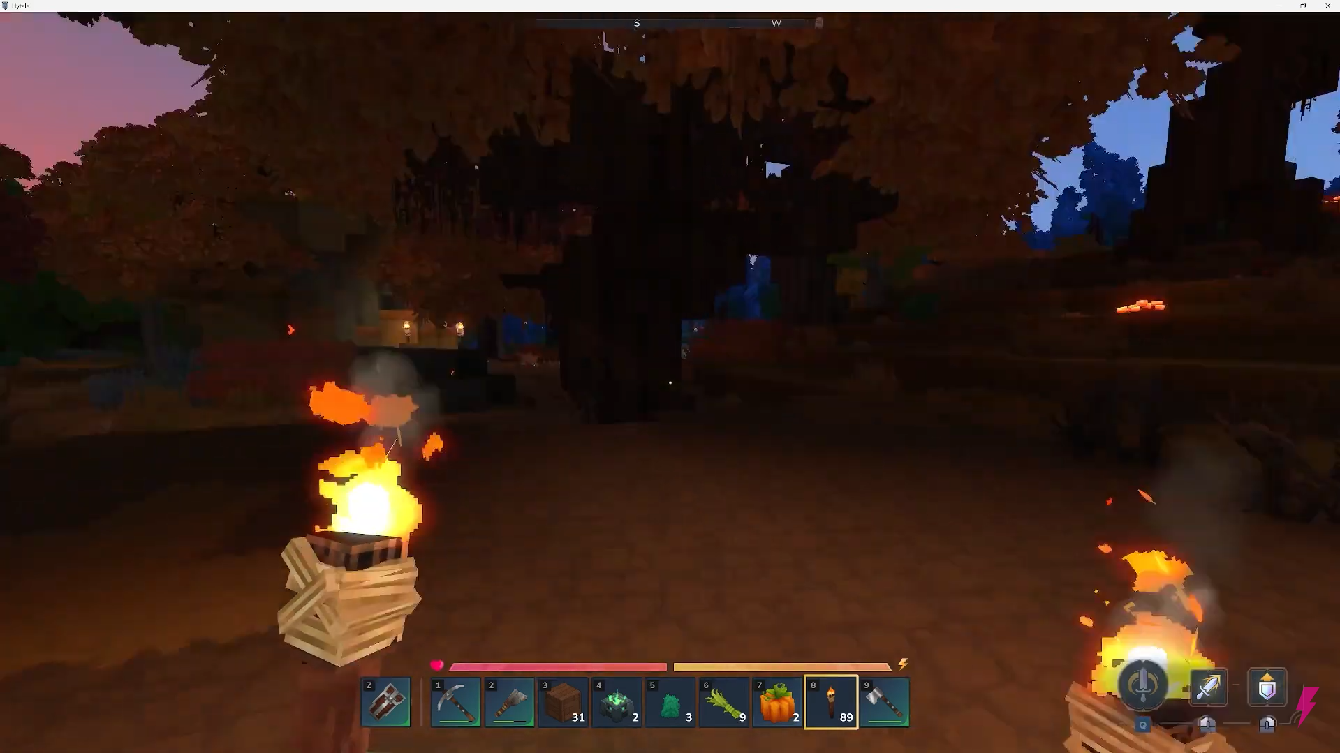 Reach the Forest Biome. Image credits: Hypixel Studios / YouTube: Answer ASAP