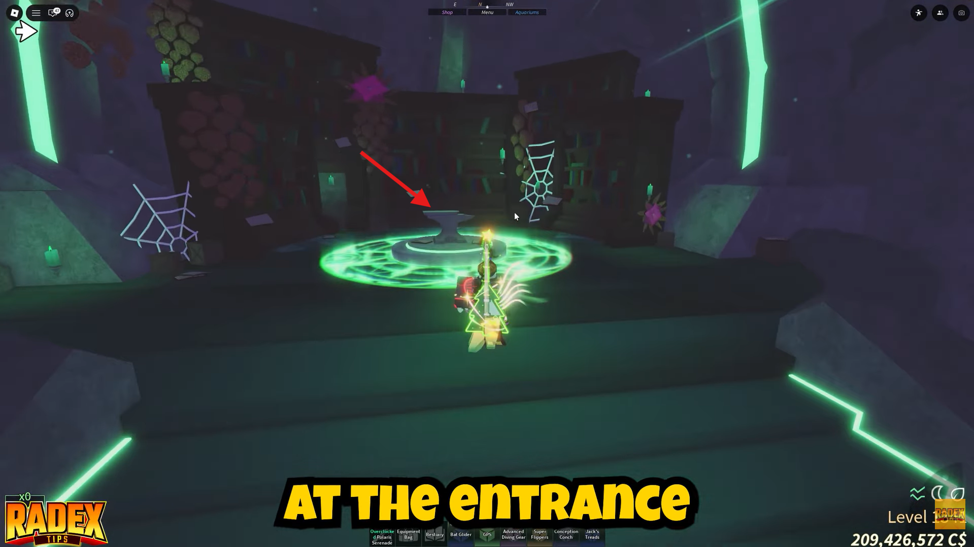 Unlock the Ancient Archives. Image credits: Roblox / YouTube: Radex Tips