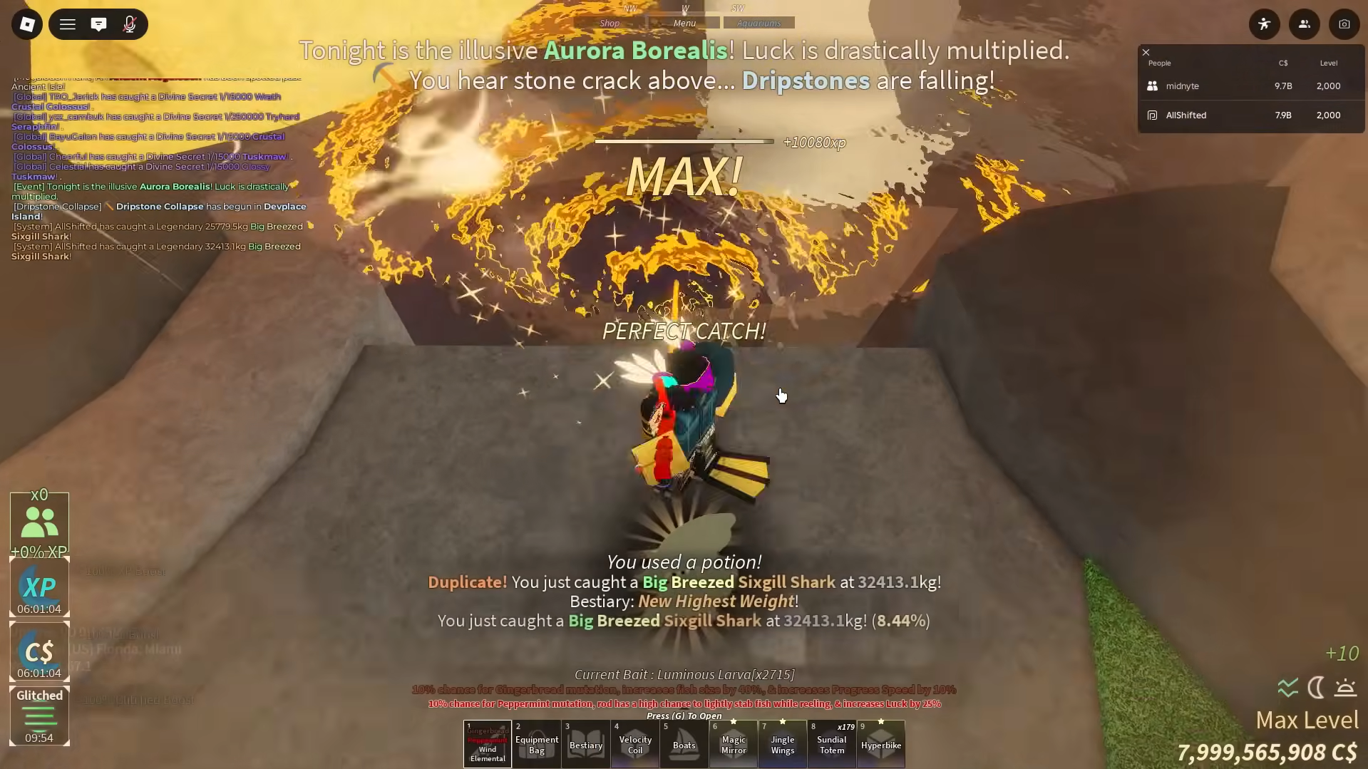 Spawn and catch the Plesiosaur. Image credits: Roblox / YouTube: AllShifted