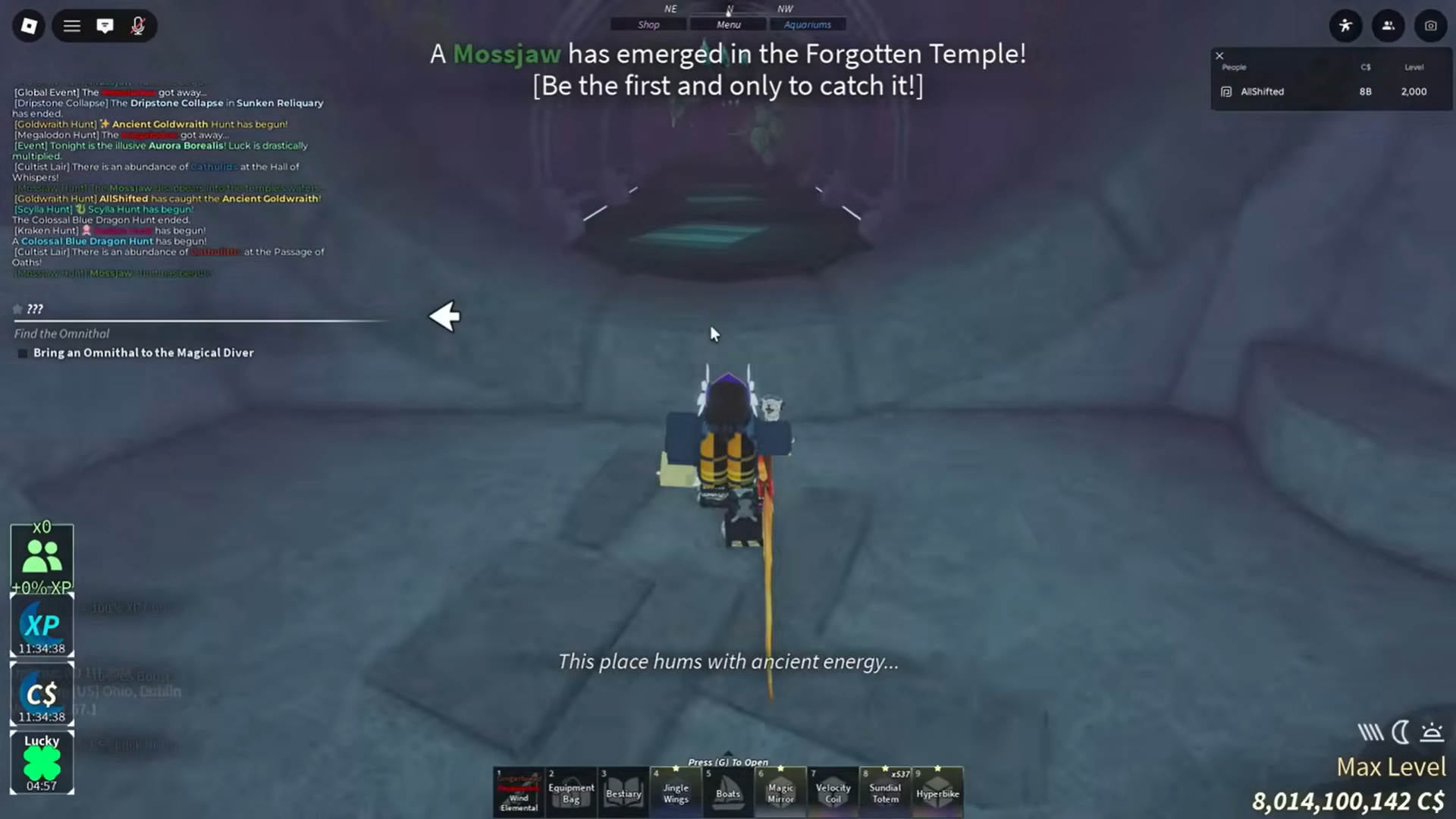 Unlock access to Tidefall (Image credit: Fisch Roblox / Via: YouTube - AllShifted)