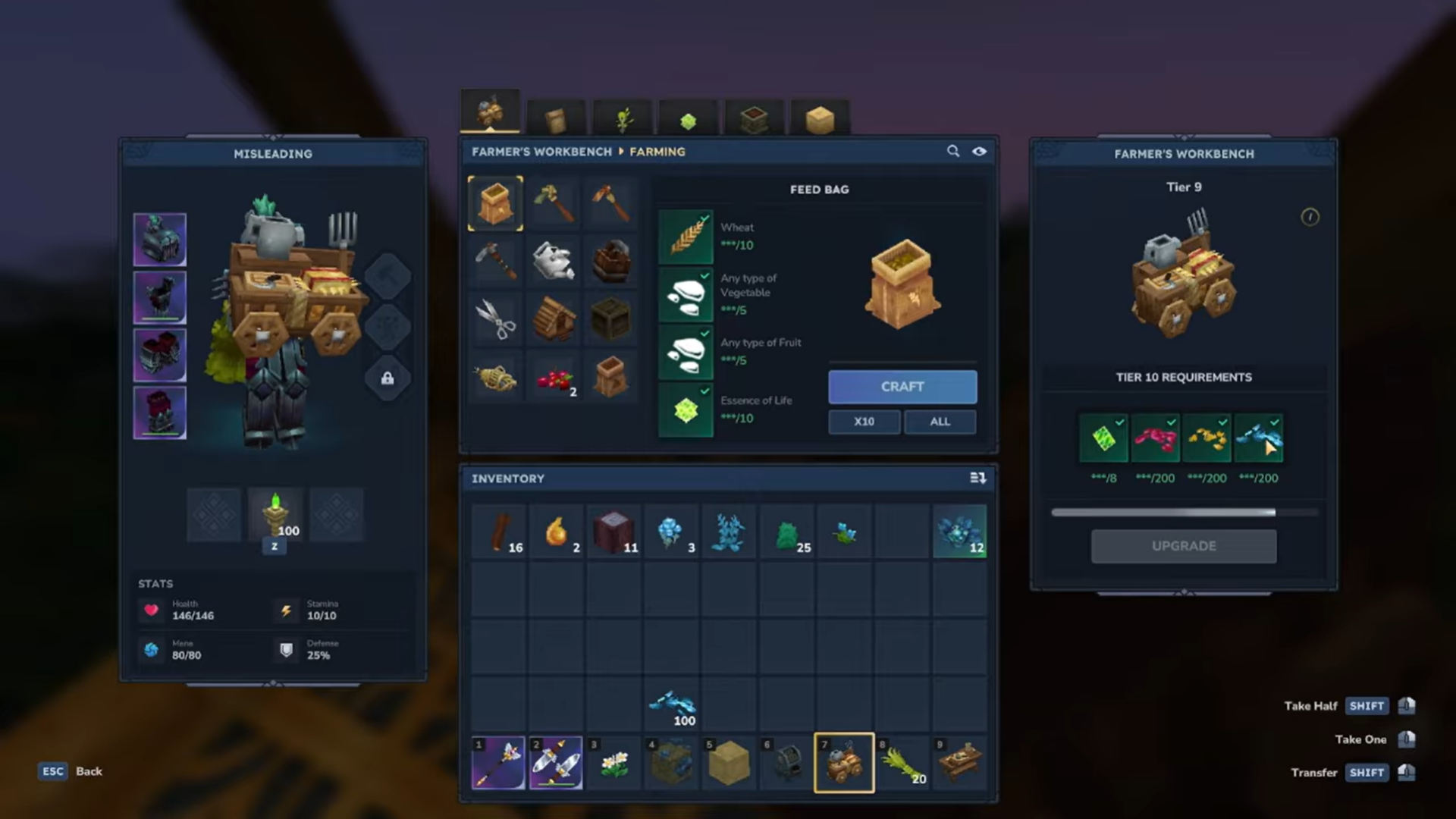 Farmer Workbench Tier 10 Hytale (Image credit: Hypixel Studios / Via: YouTube - Yumj and Misleading)