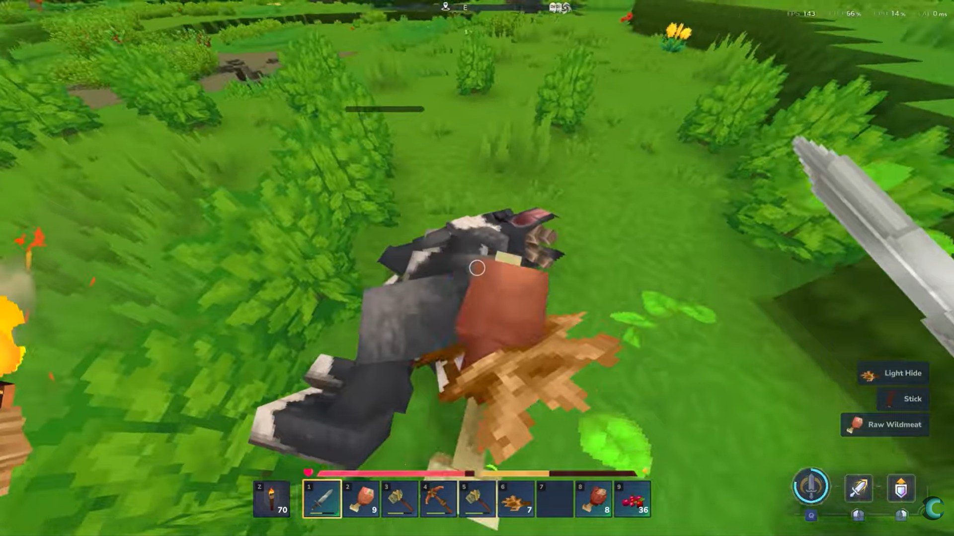 Heavy hide in Hytale (Image credit: Hypixel Studios / Via: Concon)