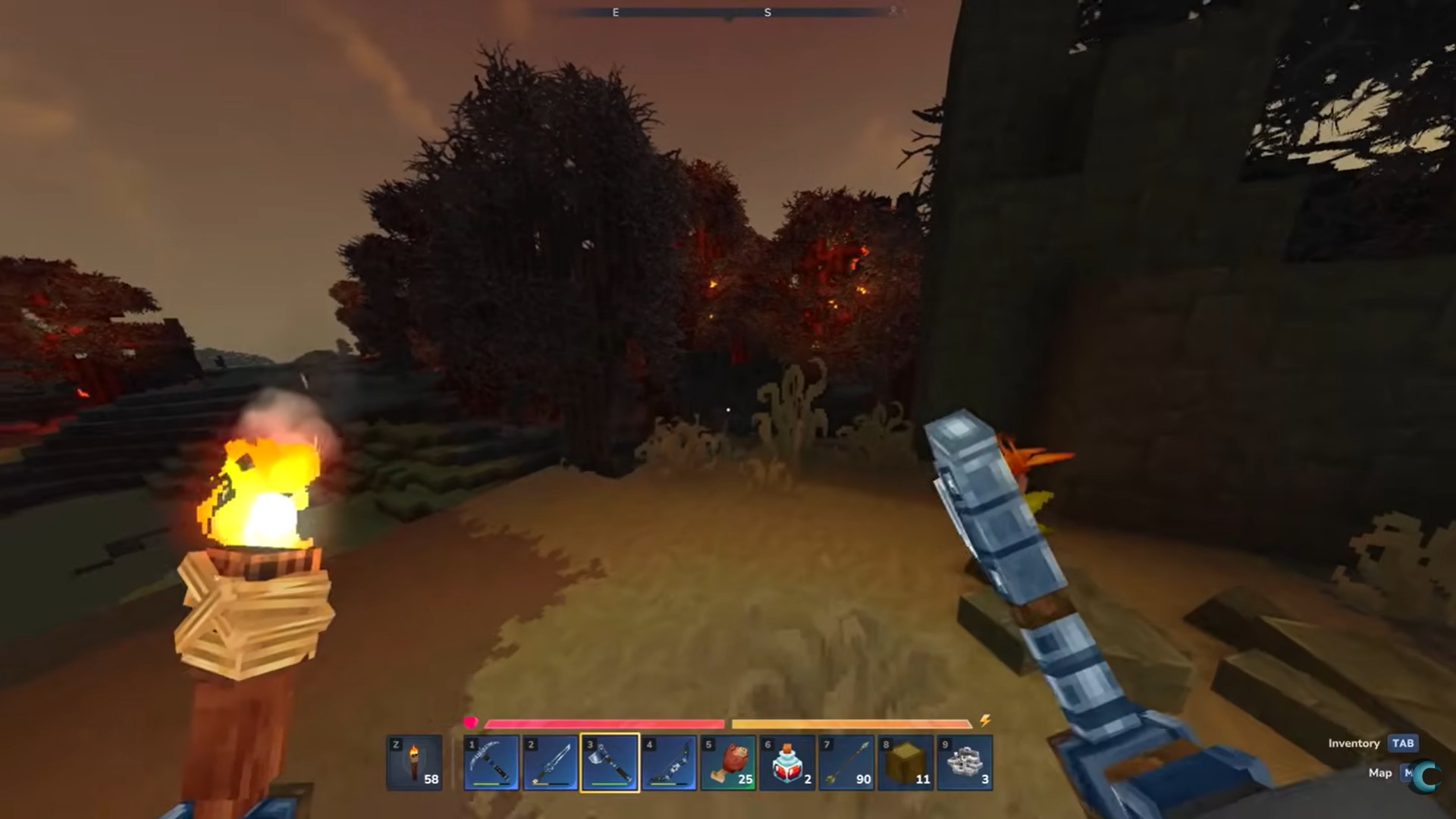 Scan for yellow-leaved trees (Image credit: Hypixel Studios / Via: YouTube - Concon)