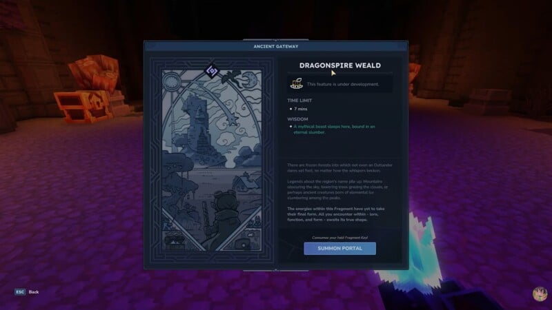 Dragonspire Weald Fragment Summon - Hytale