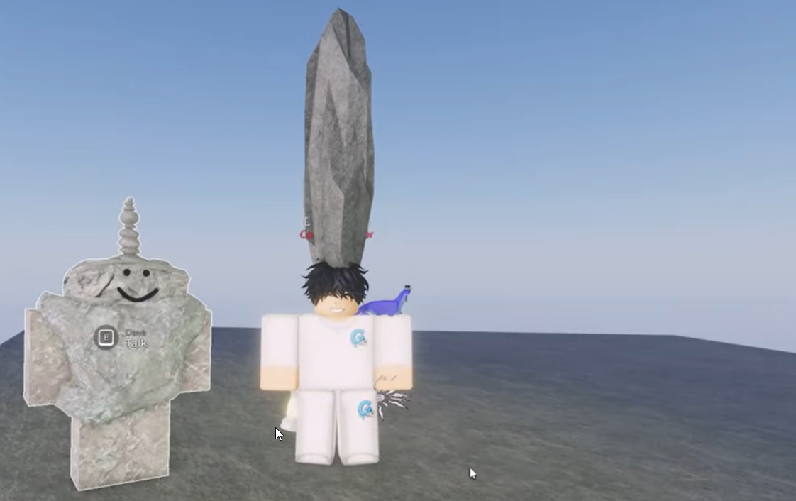 Return the Boulder to Dave. Image credits: Roblox / YouTube: DYOGRINDS