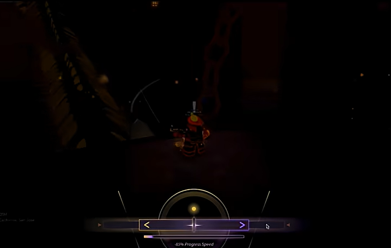 Go for Goldwraith at night (Image credit: Fisch Roblox / Via: YouTube - DeadlyyDuckk)