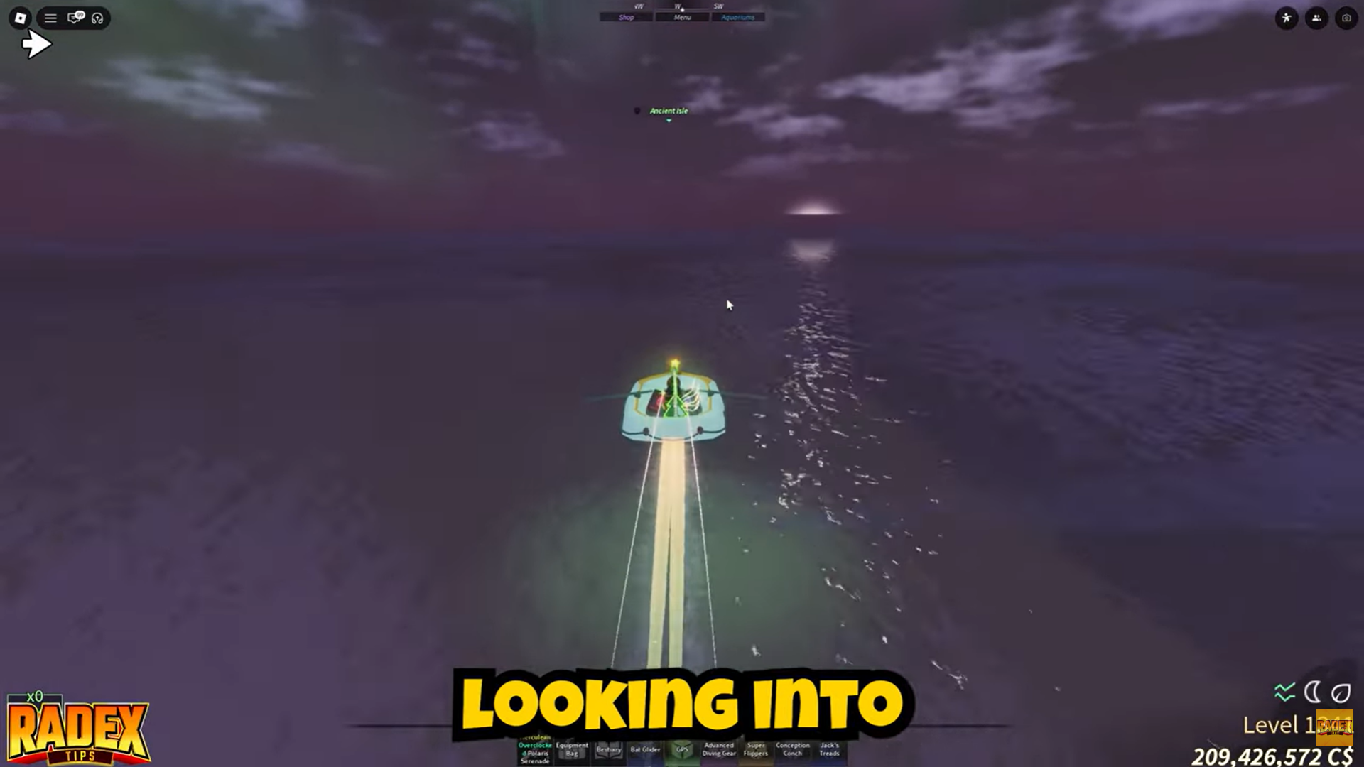 Enter the Ancient Isles (Image credit: Fisch Roblox / Via: YouTube - Radex)