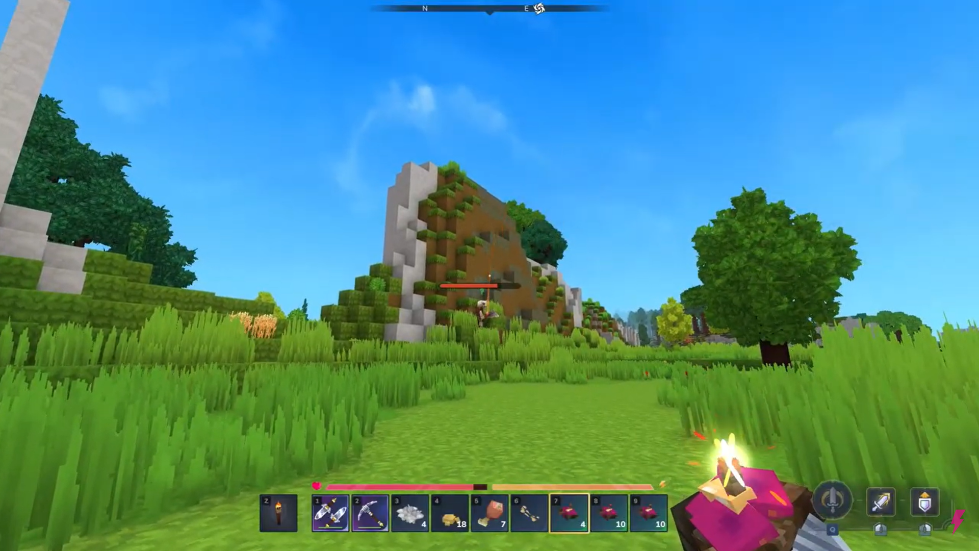 Popberry Bombs in Hytale (Image credit: Hypixel Studios / Via: YouTube - Answer ASAP)