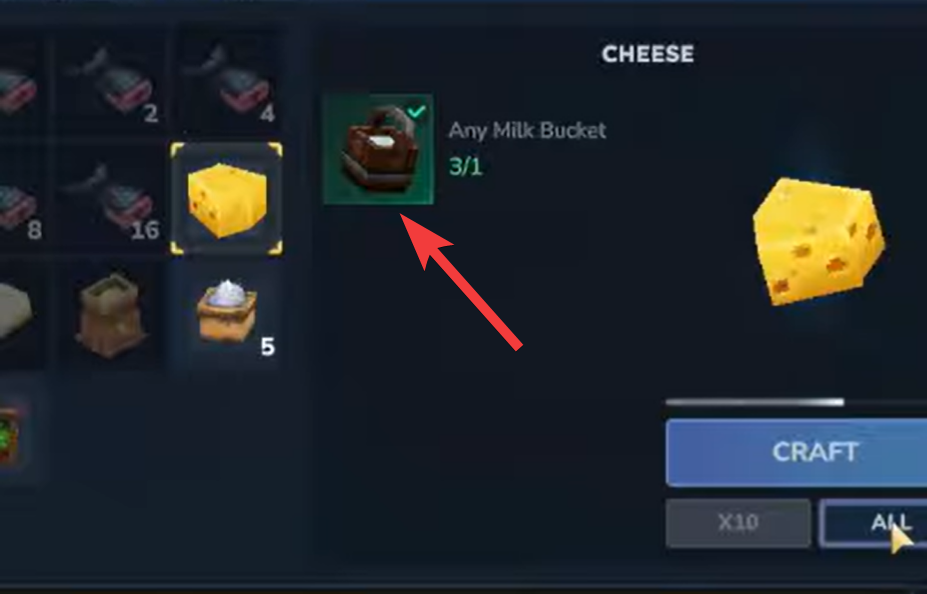 Cheese in Hytale (Image credit: Hypixel Studios / Via: YouTube - DayvasDayv) 