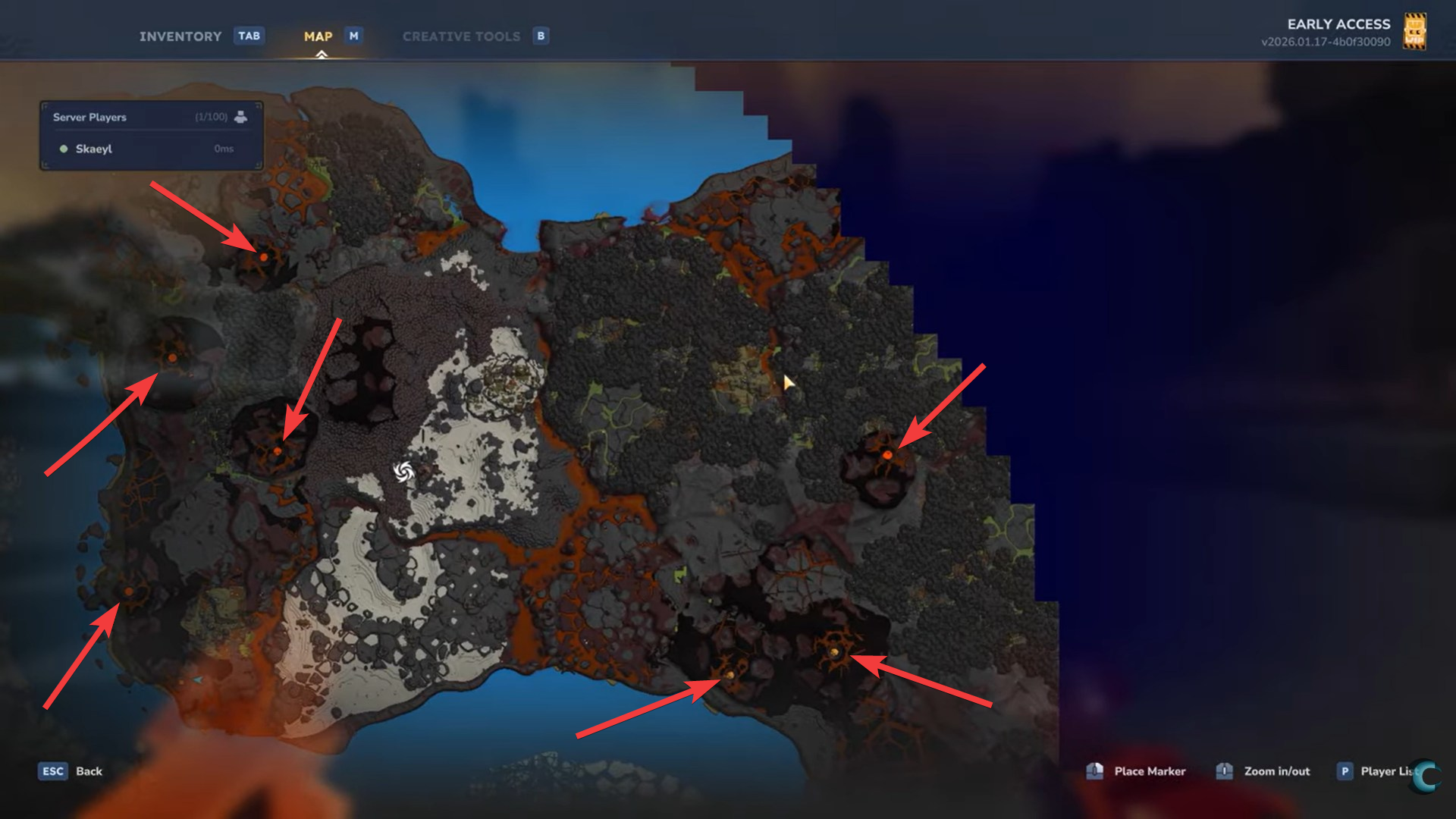 Ruby location in Hytale (Image credit: Hypixel Studios / Via: YouTube - Concon)