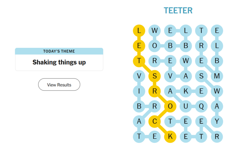 NYT Strands Puzzle January 19 Answers